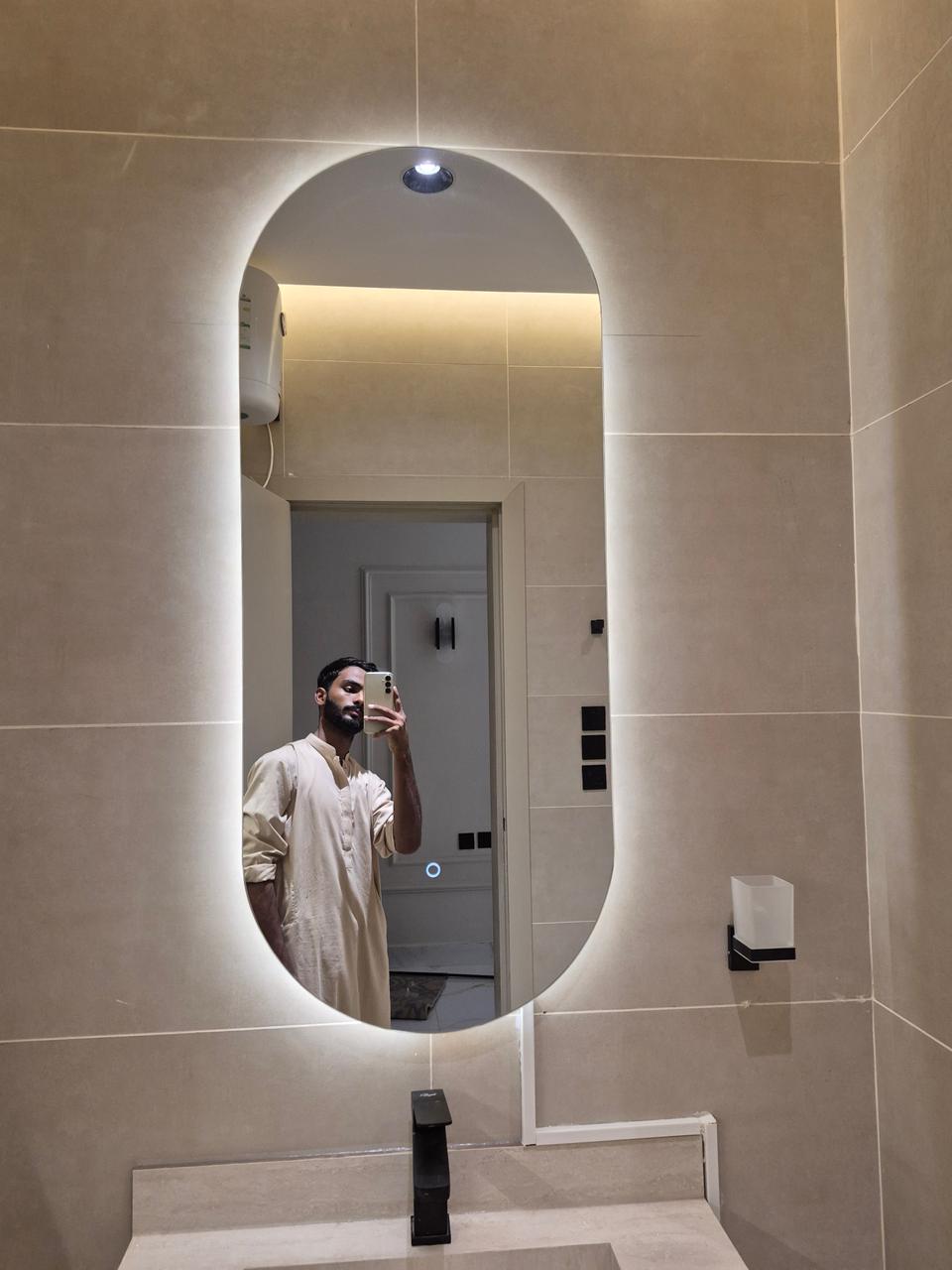 Decorative frosted glass mosque doors